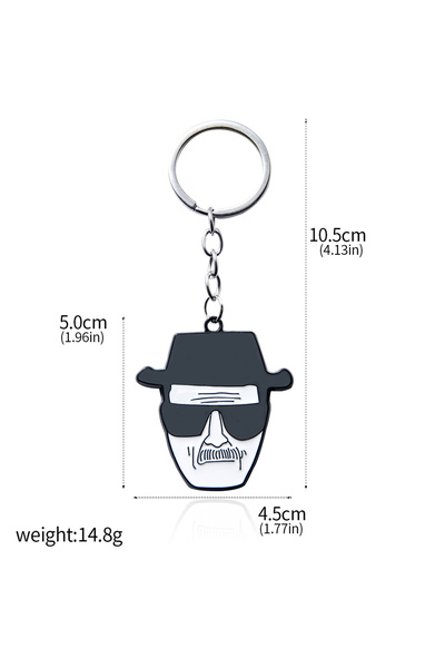 Choice K00813 TV Breaking Bad Keychain Holder Walter White Metal Keychain For...