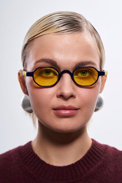 Bilge Karga نظارات شمسية ميلز أ نافي يلو