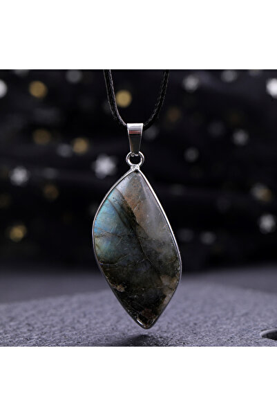Choice Labradorite 1pc Natural Irregular Stone Labradorite Pendants Moonstone...