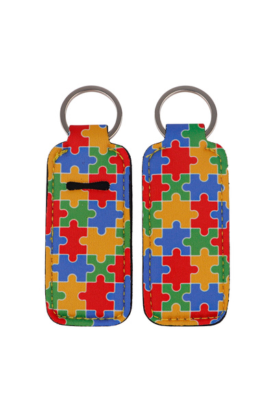 Choice 3 حلقات مفاتيح مزودة بمشبك لحامل أحمر الشفاه للأطفال المصابين بالتوحد،...