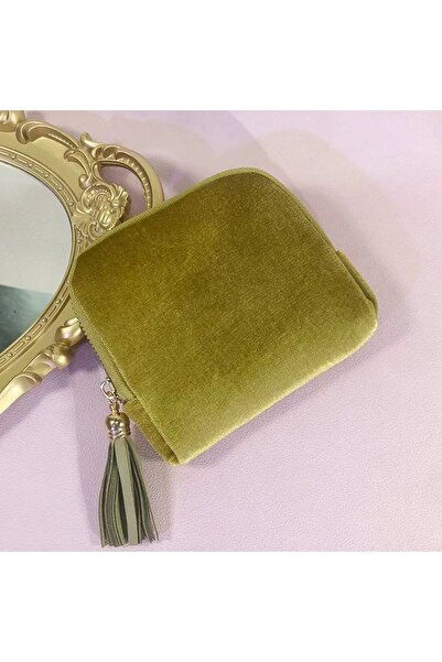 Choice حقيبة مجوهرات للسفر من المخمل الأخضر، حقيبة تخزين مجوهرات محمولة للسفر...