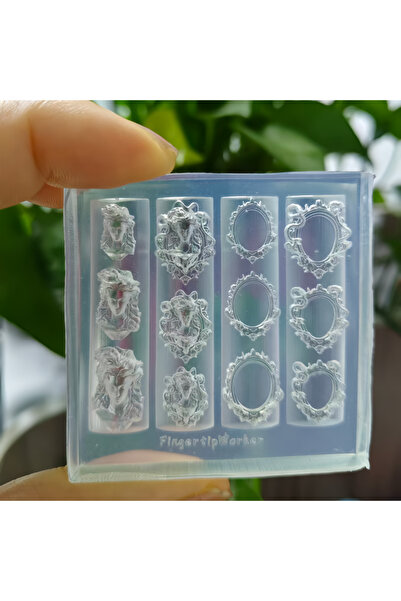 Choice قالب سيليكون لتزيين الأظافر PF-50، بتصميم رأس ثعبان ميدوسا ثلاثي الأبع...