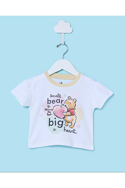 REDTAG Infant Boys White Printed T-Shirt