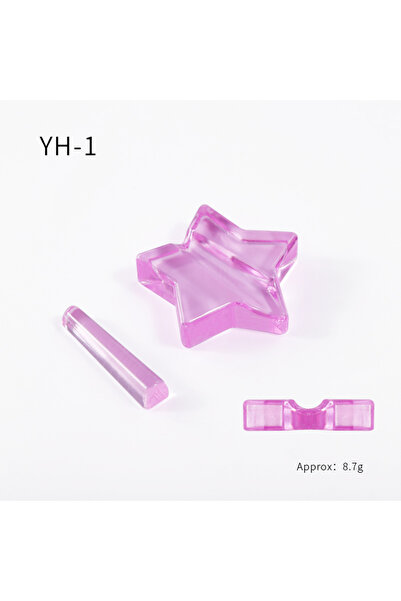 Choice YH-1 مجموعة واحدة من أدوات تزيين الأظافر بقالب منقوش، إطار معدني، قالب...