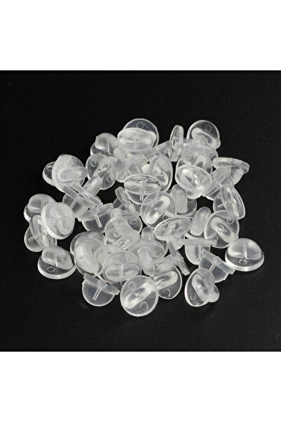 Choice 50 قطعة من مشابك بروش شفافة، 50 قطعة من مشابك الأزرار، دبابيس خلفية، أ...