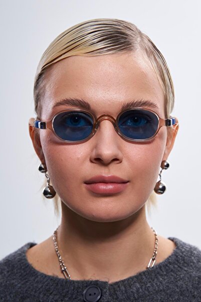Bilge Karga Miles B Nude Blue Sunglasses