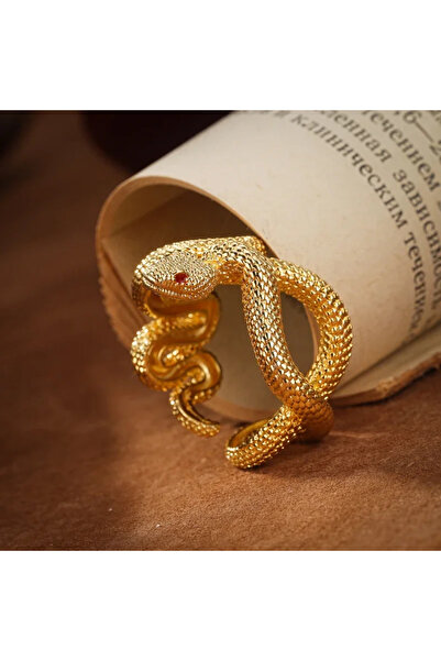 Choice خاتم قابل للتعديل بتصميم ثعبان ملتوي عتيق قابل للتخصيص XY0014-1، مناسب...