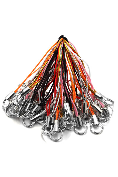 Choice 6cm 50pcs Random Mix Color 50Pcs/Lot Wire Cord Mobile Phone Craft Pend...