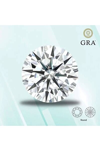 Choice4 6.5mm 1CT White Moissanite Stone Round Cut D Color VVS1 0.1ct-5ct DIY...