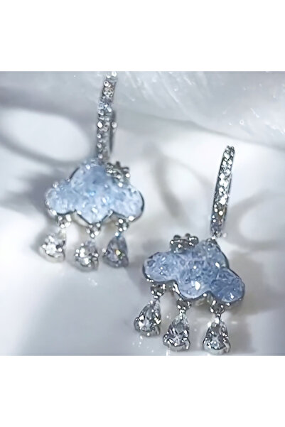 Choice أقراط متدلية على شكل سحابة لطيفة WC1750-1، أقراط متدلية على شكل سحابة ...