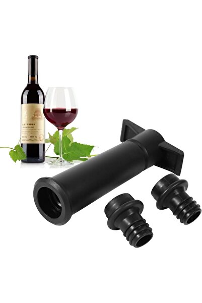 Arabest سدادات النبيذ، مصنوعة من مادة ABS، مع سدادتين، تحافظ على نضارة النبيذ، حجم متوسط، لعشاق النبيذ