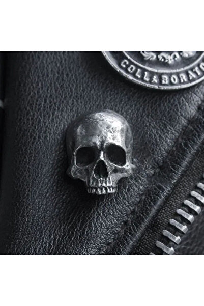 Choice بروشات A4 {صيف 2} شخصية على شكل جمجمة وسيف متقاطع للنساء والرجال، بتصم...