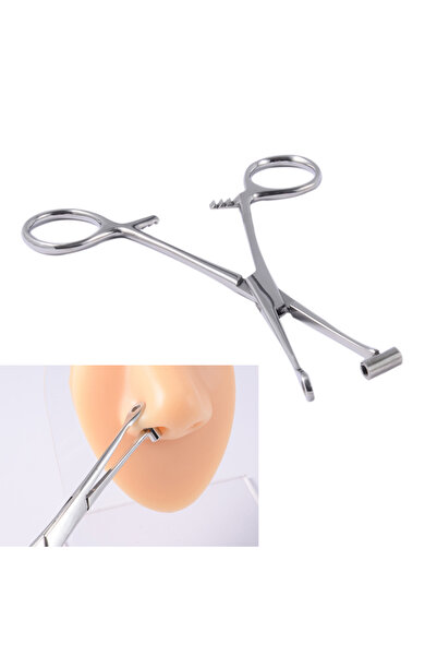 Choice Face Nose Rings & Studs Style 4 1PC Surgical Steel Professional Belly Ear Septum Lip Piercing Forcep
