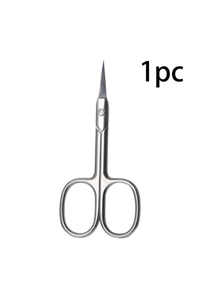 Choice 1pc 1-8pc Russian Manicure Scissors Cuticle Regrowth Cut Curved Tip Nail Cut Grooming Professional S
