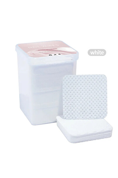 Choice 200 قطعة بيضاء، 200 قطعة/علبة، جل مزيل طلاء الأظافر خالٍ من الوبر، منا...