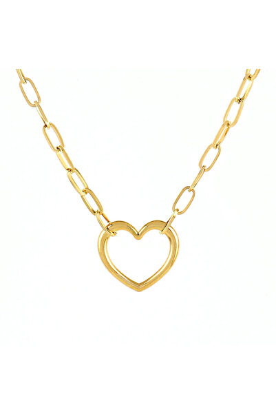 Choice B1415-G 316L Stainless Steel Heart Necklaces For Women Fashion Punk Si...