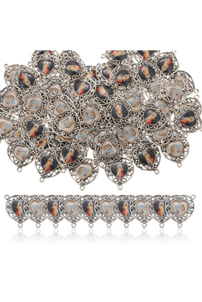 Choice 20 قطعة (10/20 قطعة/مجموعة) موصل مسبحة لامع بثلاثة ثقوب على شكل سيدة ا...