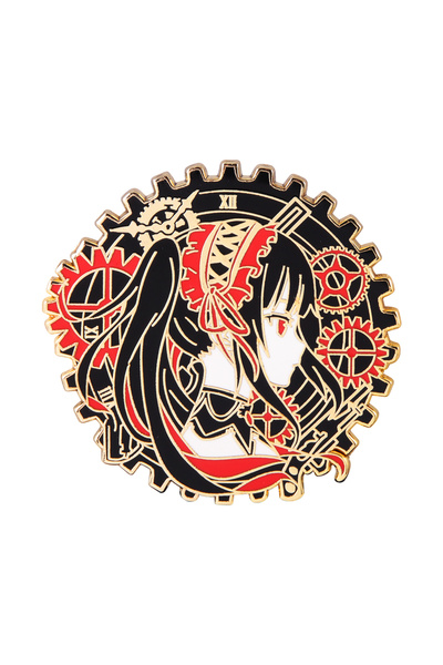 Choice 01 أنمي ديت أ لايف، مجسم توكيزاكي كورومي المعدني، دبابيس بروش مطلية با...