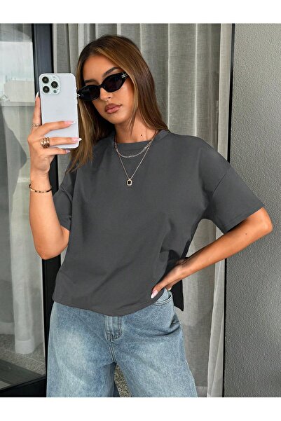 ZİYMO Γυναικείο T-Shirt με λαιμόκοψη