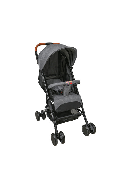 Kiko COMFORTABLE STROLLER 6 WHEELS - Grey