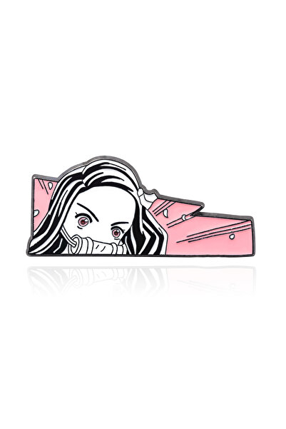Choice Nezuko Anime Demon Slayer Enamel Pins Brooch Tanjirou Nezuko Zenitsu I...