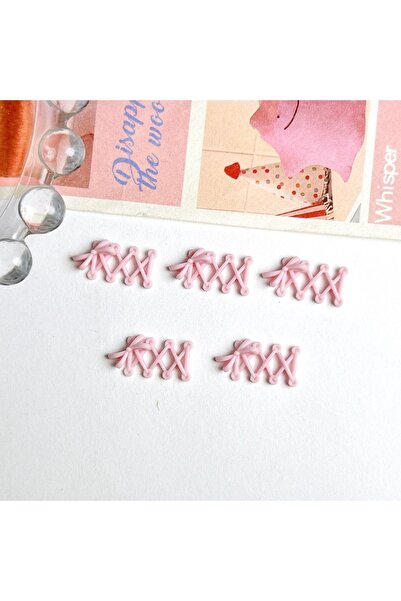 Choice 30 قطعة من زينة الأظافر الراتنجية الجديدة المبتكرة على شكل أربطة أحذية...