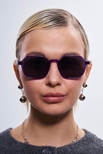 Bilge Karga Sezar Purple Black Sunglasses