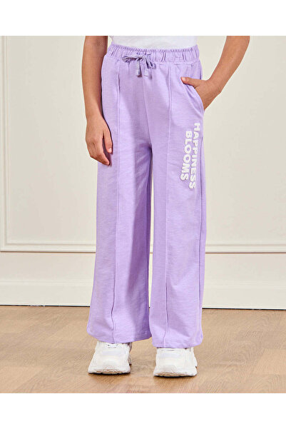 REDTAG Girls Lilac Active Track Pants