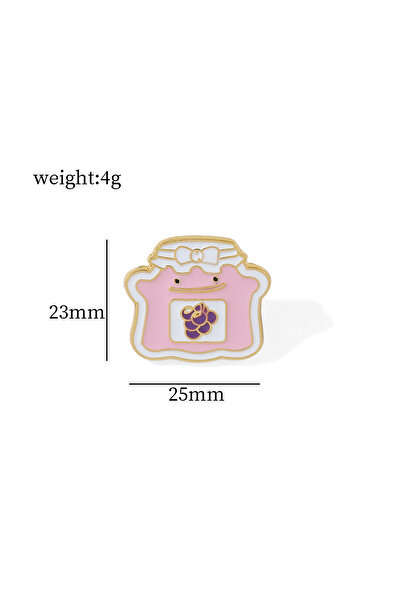 Choice XZ3021-5 بروش خبز محمص ديتو الإبداعي، دبابيس طية صدر مطلية بالمينا، مس...