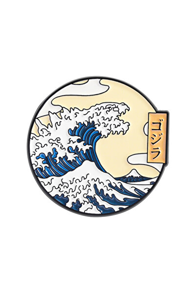 Choice النمط 3: الموجة العظيمة قبالة كاناغاوا، دبوس مينا، أوكيو-إي، 36 منظرًا...