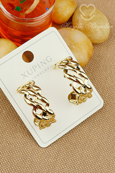 Keyifli Hayaller Xuping Vip Küpe - Xuping Zincir Halka Model Xuping Çivi Küpe...