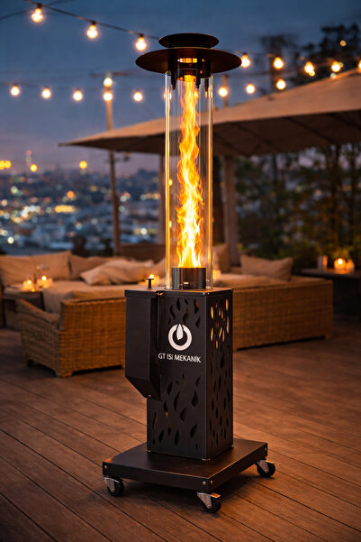 GT ISI MEKANİK Camlı Yeni Nesil Pelet Soba – Yüksek Isı Gücü