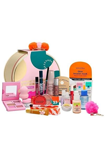 SEPHORA COLLECTION تقويم هدايا فاخر للعناية بالبشرة والمكياج - 24 قطعة