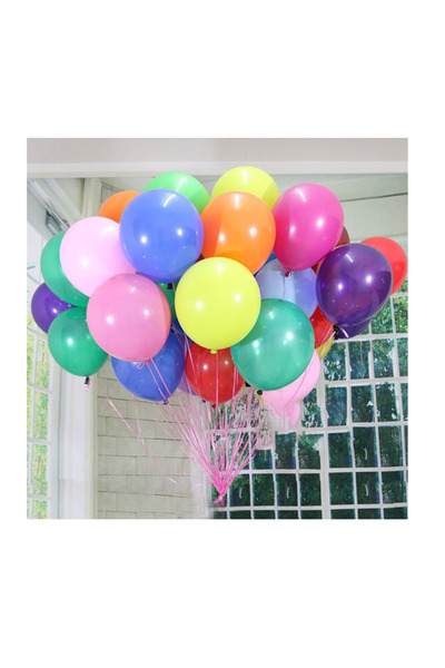 JML1 Latex Balloons for Kids, Various Colors, 10 inch, 10/set