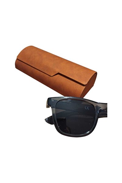 bonjorno aksesuar Eyeglass Case with Magnetic Lid (Hard) for Sunglasses with ...