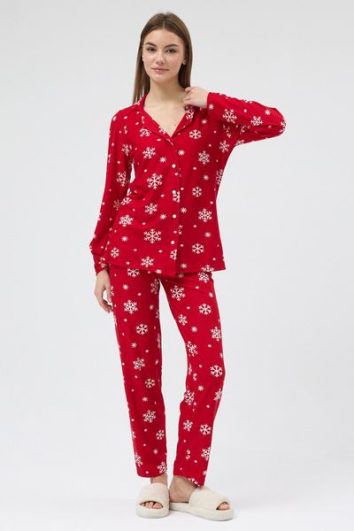 Rays Red Corded Fabric Biker Shorts Leggings 3005