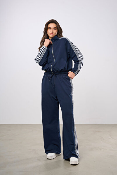 HANIQA Lace and Ribbon Tracksuit Set |   44-50