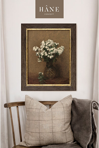 Hane Concept Pictură vintage cu flori – natură moartă în stil clasic – decor ...