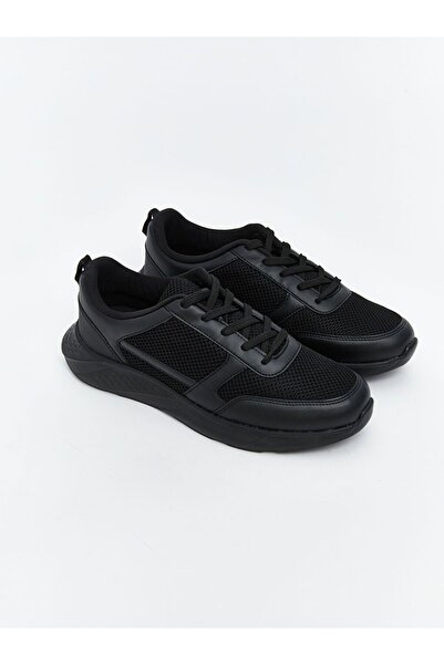 LC Waikiki Lcw Steps Black Lace-Up Men's Sports Shoes