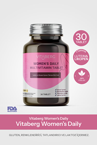 Heiluna Vitaberg Women’s Daily Multivitamin Tablet | B Vitaminleri, Beta Gluk...