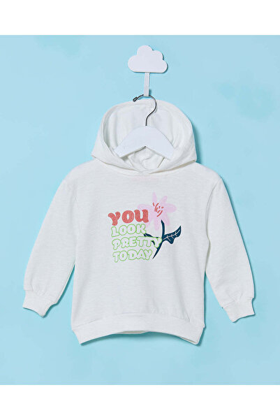 REDTAG Infant Boys White Printed Sweatshirt