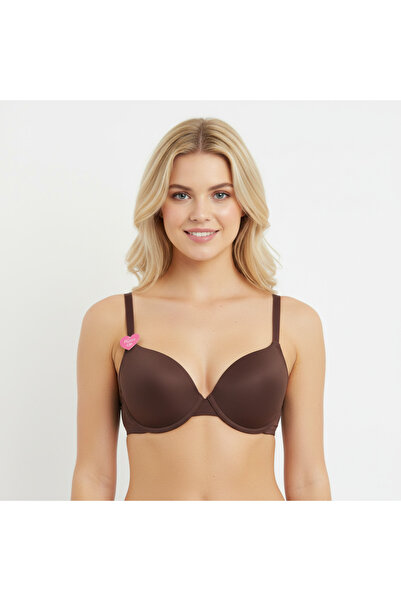 BONBON حمالة صدر نسائية ذات دعم باللون البني المر طراز BB2135