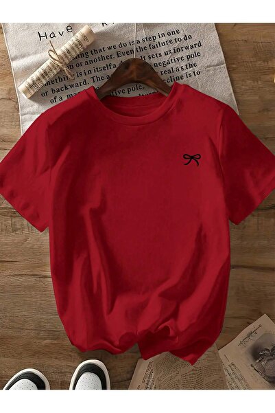 Gollinger Γυναικείο μπλουζάκι με στάμπα φιόγκου και λαιμόκοψη ποδηλάτου