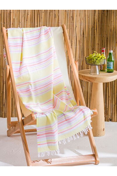 LC Waikiki Striped Beach Towel 90X165 cm