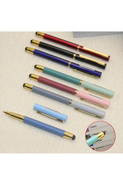 Null Metallic Pen with Thermosensitive Ink 12/Set, with Eraser, 14 cm