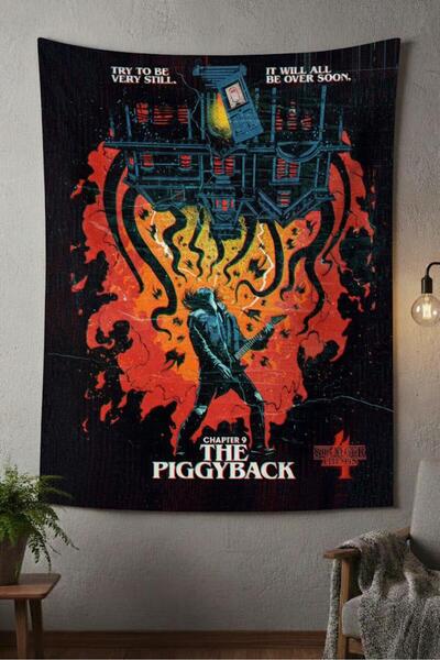 Karakedi 70 X 100 Cm Stranger Things Eddie Munson Duvar Halısı