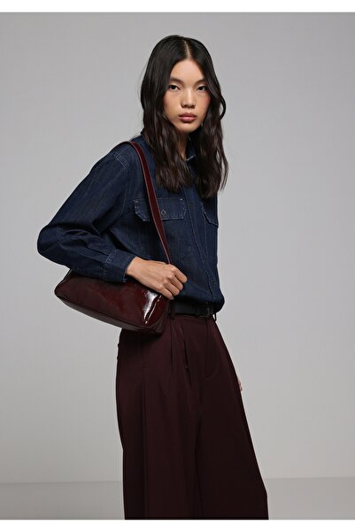 Colin's Regular Fit Classic Collar Plain Women's Dark Blue Long Sleeve Shirt