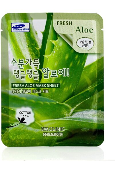 3W CLINIC قناع ورقي - صبار طازج 10 قطع