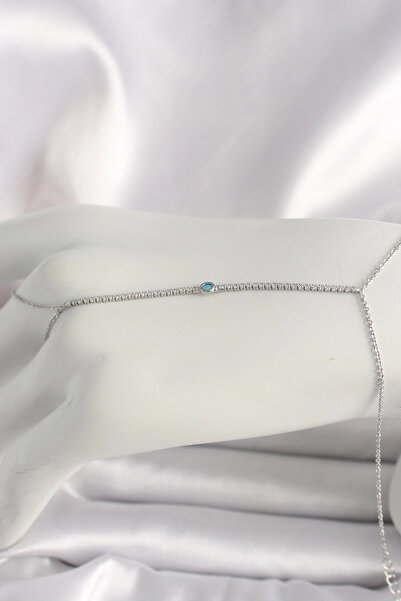 shopwave النحاس الفضة اللون الممر المائي الزركون حجر الأزرق حجر مفصلة المرأة ...