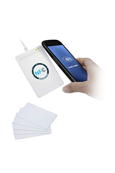 RUBIK قارئ/كاتب بطاقات NFC طراز ACR122U يدعم Mifare FeliCa وجميع أنواع NFC ال...